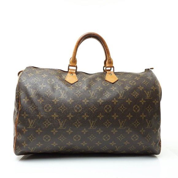 Auth Louis Vuitton Speedy 40 Satchel #7673L28 - Picture 1 of 13